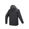 Anta Training Series Solid Color Zipper Hooded Casual Waterproof Wear-Resistant Jacket Men Jacket Smoke Black Gray 152517625-6