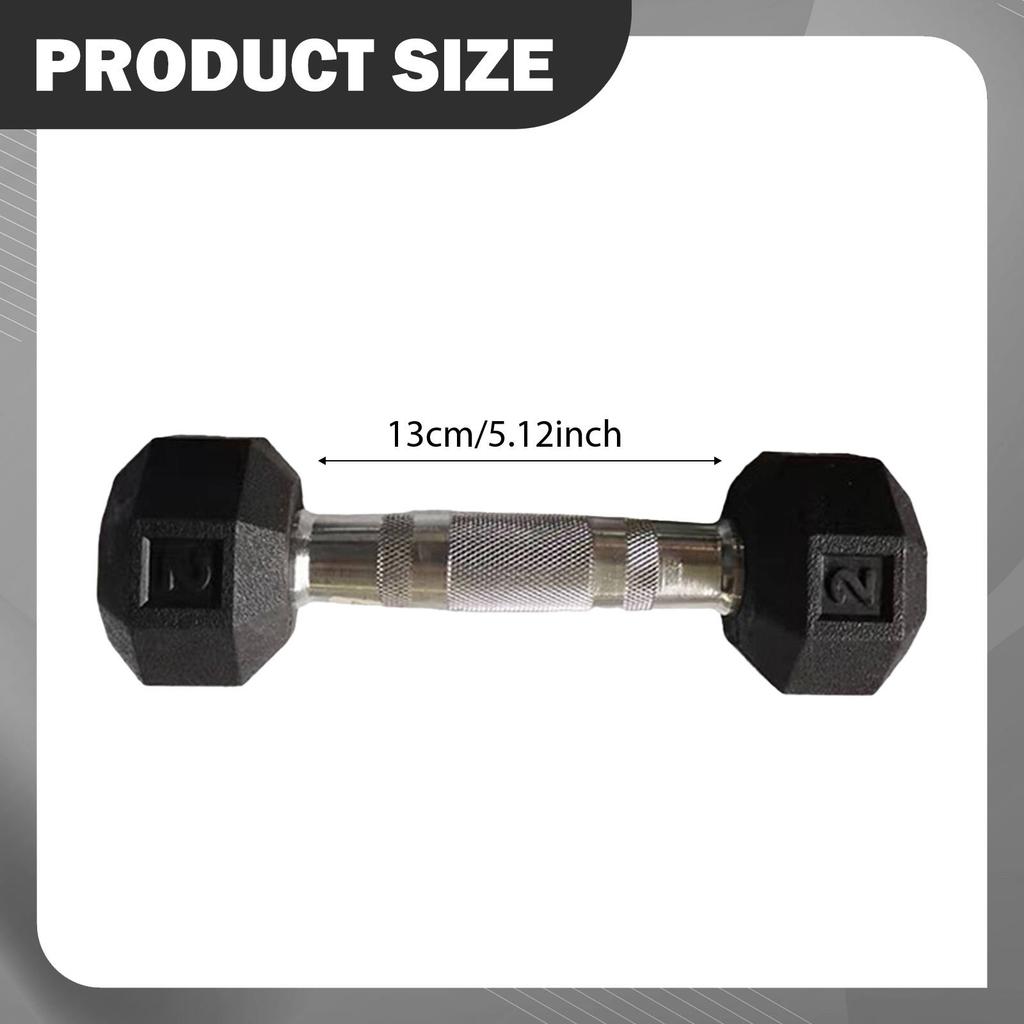 Fitness Dumbbell Hand Weight Training Barbell Octagonal Non-Slip Surface Ergonomic Handle Full Body