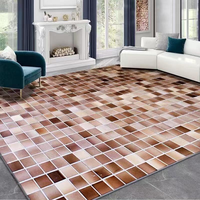 Light Luxury Simple Flannel Plush Carpet Bedroom Bedside Carpet Home Living Room Decoration Sofa Carpet