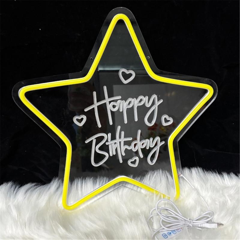 Bright LED Neons Light For Birthday Party Decors With Shatterproof Design And Energy Saving Feature