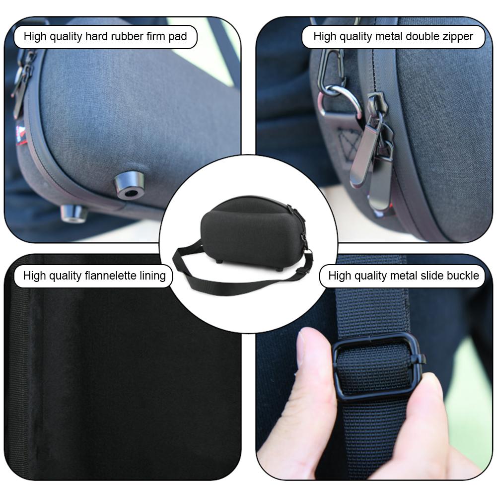 Hard Protective Case Shoulder Bag Portable Travel Case Carrying Case for Bose SoundLink Max Speaker Accessories