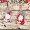 1 PC Adorable Santa Claus Dolls Hanging Decoration Christmas Stockings Small Size