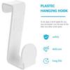 3pcs Potty Hook Toilet Tank Hooks Potty Ring Hook Bathroom Wall Hangers Plastic Hanging Hook Punch Cabinet Hook for Hanging Training