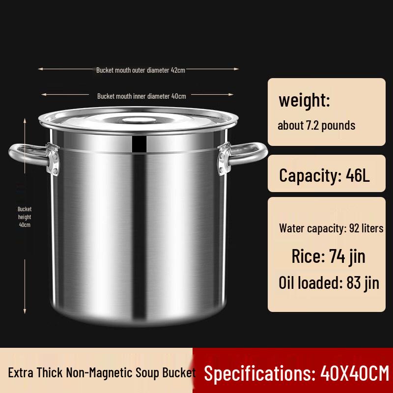 Stainless Steel Stockpot with Lid