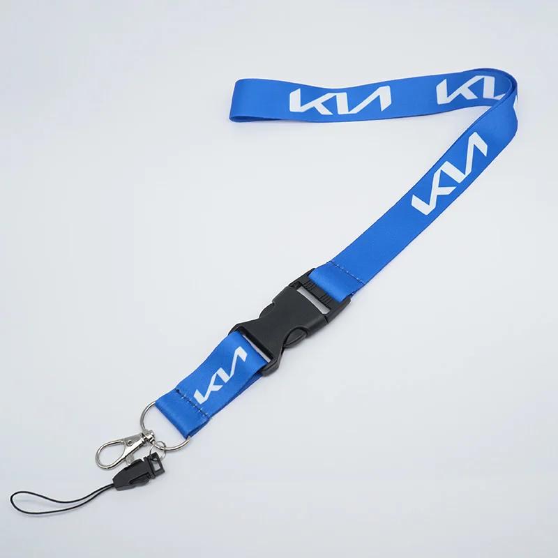 AHM1 Correa para el Cuello Lanyard Llavero para Teléfono Tarjeta de Identificación de Trabajo Cuerda para Colgar Para Kia Ceed Cerato Sportage Picanto Seltos Soul Rio 3 4 5 2021 2020