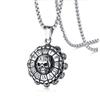 Korean Stainless Titanium Steel Men'S Necklace Pendant Personalized Tag Student Trendy Male Skull Jewelry
