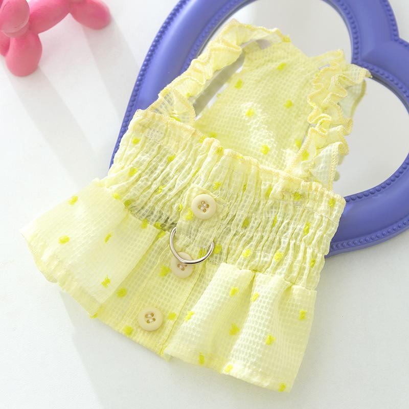 Pet Dress Cat Suspender Skirt Dog Clothes Summer Teddy Than Bear Universal Small Puppy Spring Summer Thin