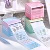 kawai stationery Kaba Bear sticky notes with high looking wrong question stickers for students fully adhesive index label