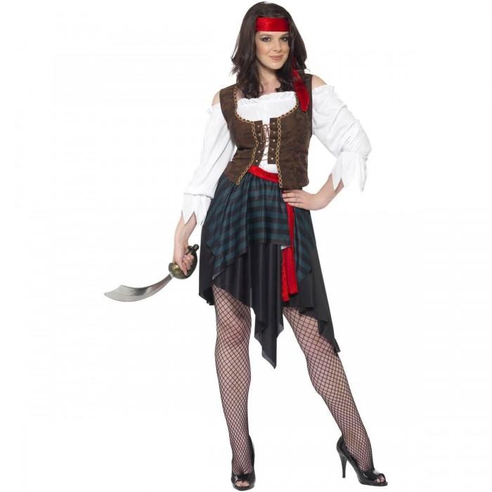 Smiffys Womens/Ladies Pirate Costume Set