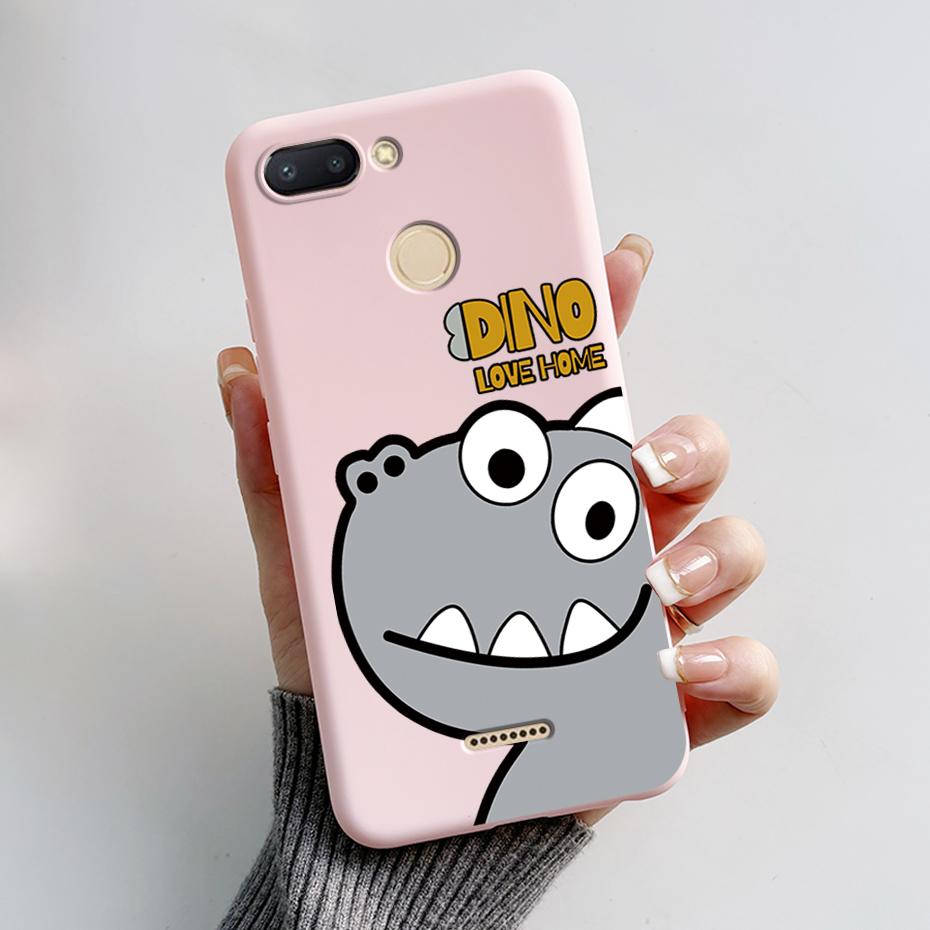 For Xiaomi Redmi 6 Case Redmi 6A Cute Cartoon Frog Back Cover Silicone Soft Phone Case For Xiaomi Redmi 6 6A Redmi6 Coque Bumper