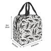 Giant Anteaters And Ants All Over Insulated Lunch Bag for Women Kids Portable Food Boxes Thermal Lunch Box Tote