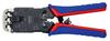KNIPEX Western Plug Crimping Pliers for Cutting and Stripping Telephone Ribbon Cables, 4/6/8 Pin, 9751-12SB