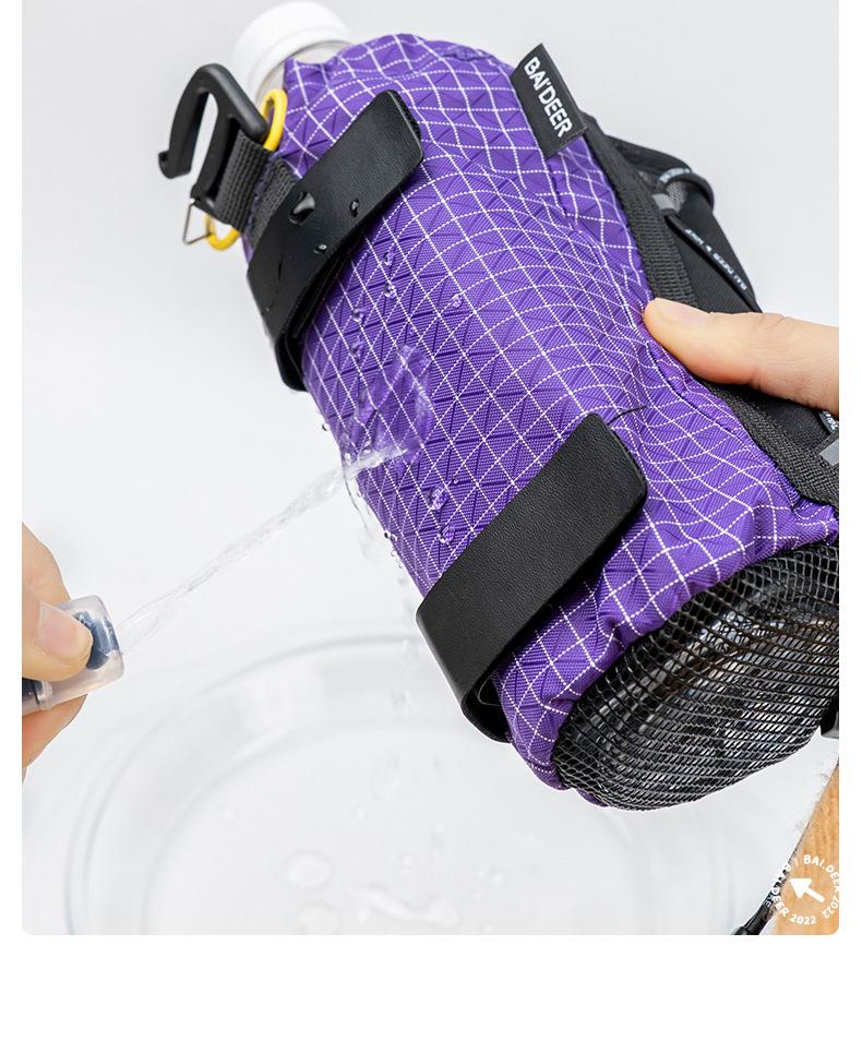 Accessorio Zaino da Esterno: Portabottiglia e Tasca per Telefono con Tracolla per Escursionismo