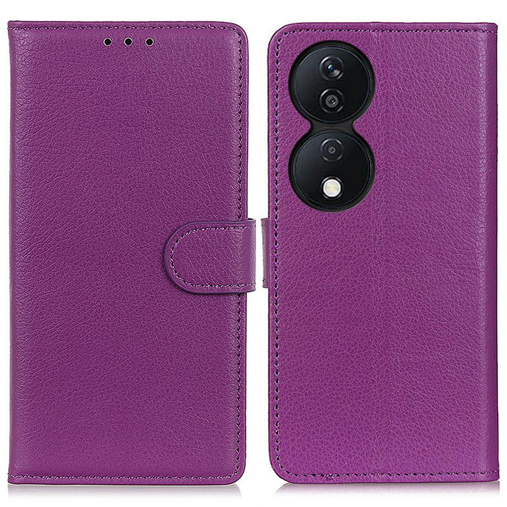 For Honor X7b 4G/90 Smart/Play 50 Plus 5G Wallet Leather Case Litchi Texture Phone Cover
