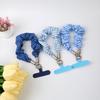 Korean Floral Plaid Phone Wrist Strap Women Detachable Phone Chain Universal Anti Lost Lanyard Cute Daily Phone Wristband