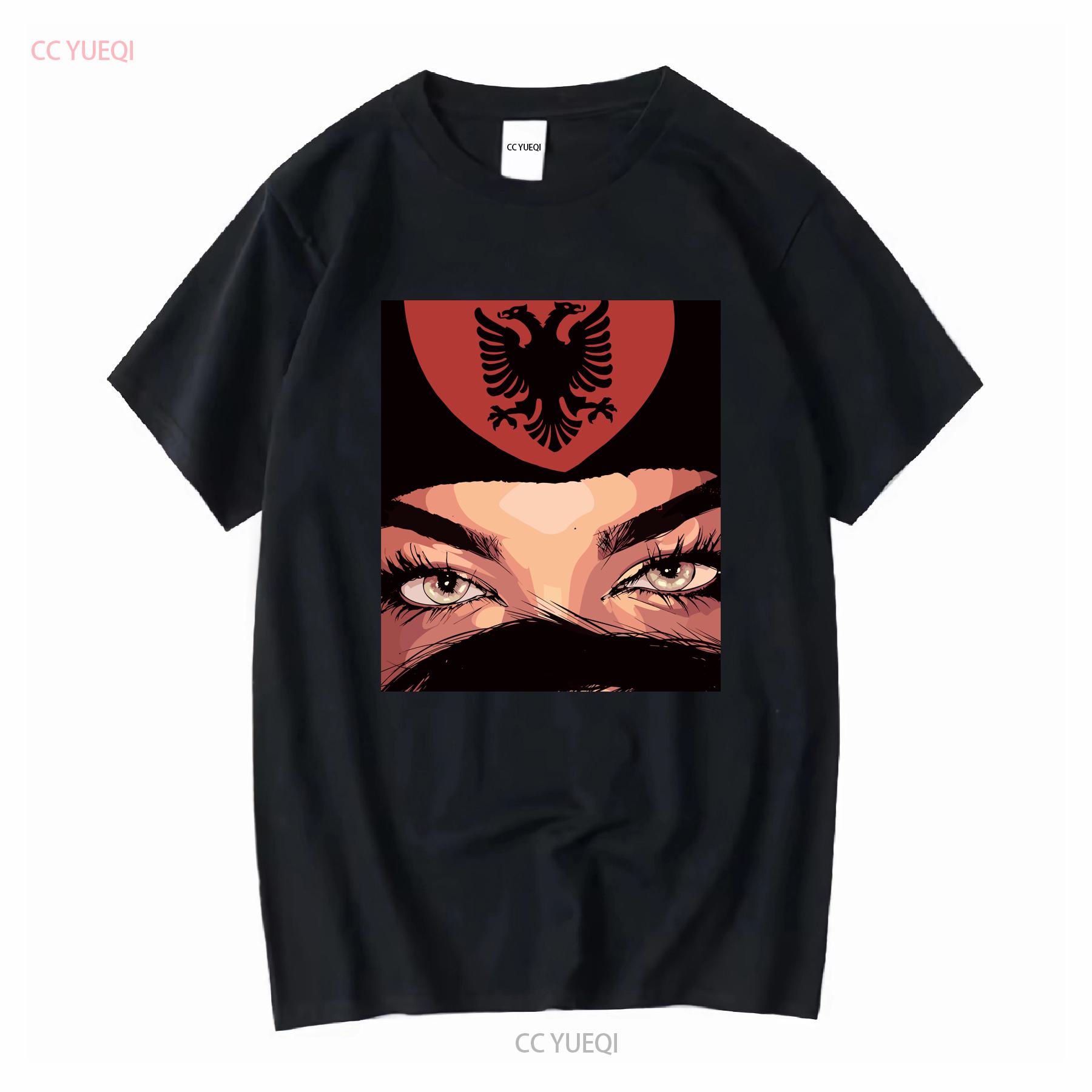 

Albania T Shirt vintage Washed Soft Casual homme Unisex designer clothes Versatile streetwear Stretched graphic Comfortable 4XL