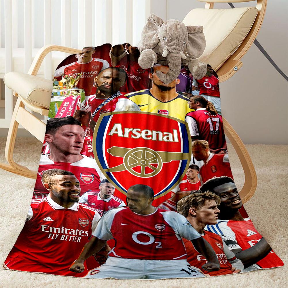 Arsenal Blanket Soft Warm Cozy Perfect for Bed Chair Office Chair All-Season Use Modern Style Best Holiday Gift for Friends Family