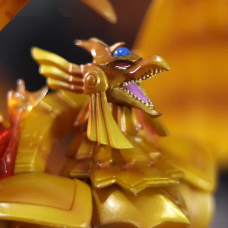 27cm Anime Figure Yu-Gi-Oh The Winged Dragon Of Ra Action Figure Three Egyptian Gods GK Statue Collectible Model Toy Decor Gift