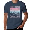 Three Peaks Challenge Retro Tshirt Outdoor Sports Lightweight Tee Tshirt