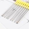 82mm Metal Pen Refill Crystal Diamond Head Ballpoint Pen Refill For Student Stationery Business