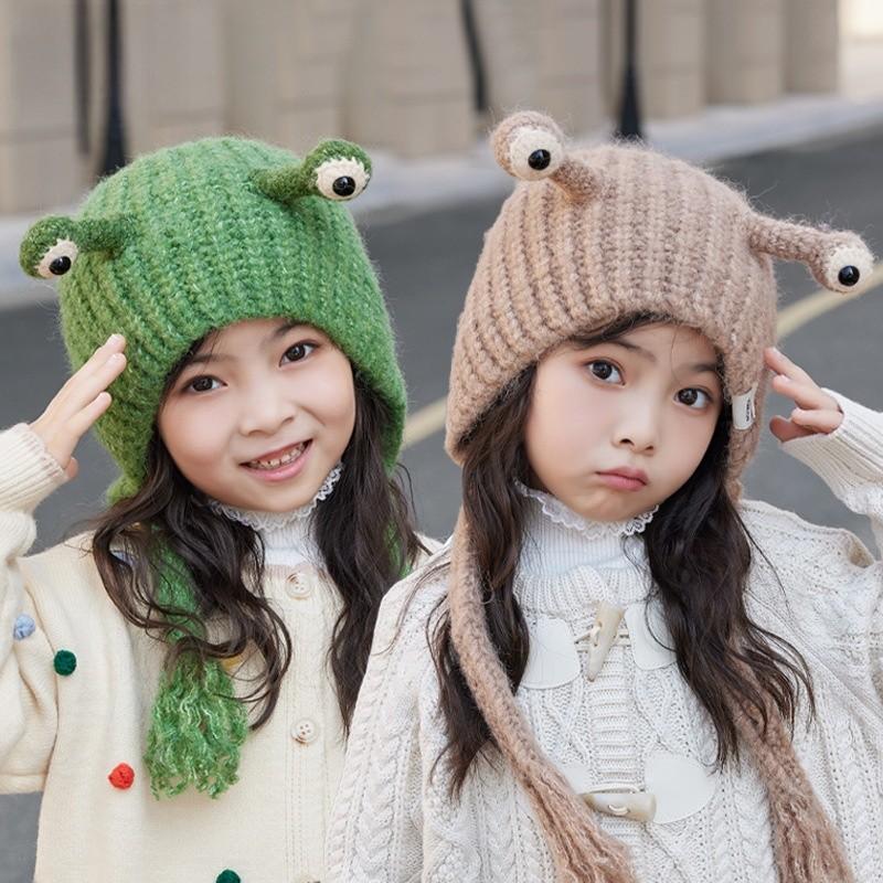 Childrens Knitted Hat For Winter With Warmth And Windproof Protection For Kids Outdoor Play