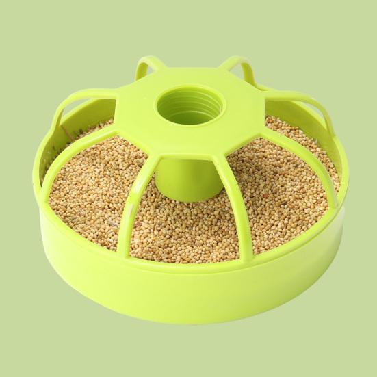 Yousheng Bird Feeder Dual Purpose Eight Grid Large Capacity Convenient Chicken Bird Parrot Feeding Box Pet Supplies