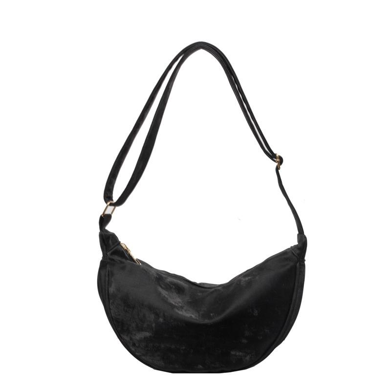 Korean Version of Niche Large Capacity Dumpling Bag for Women New Fashionable and Fashionable Casual One-shoulder Crossbody Bag Underarm Bag Trendy