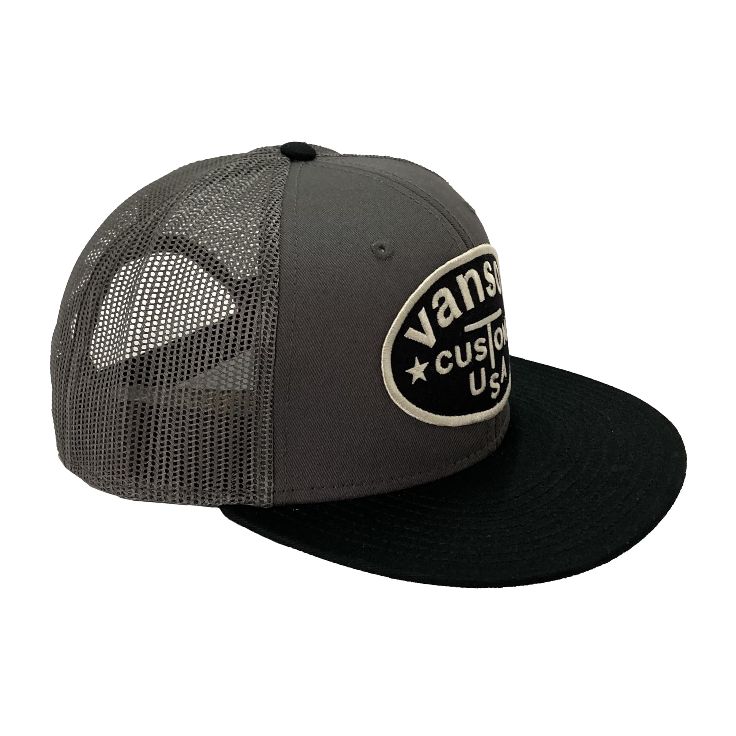 

[Vanson] 885V922 Custom USA Mesh Cap (JP, Alphabet, Free Size, Gray)