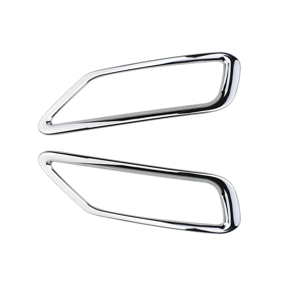 

For Toyota RAV4 2013 2014 2015 Chrome Front Rear Fog Light Cover Foglight Lamp Trim Guard Decoration Accessories Car Styling rear