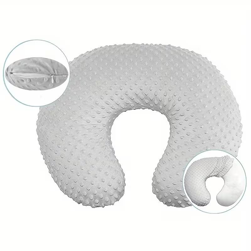 Multifunctional U-Shaped Baby Nursing & Feeding Pillow with Detachable Cover