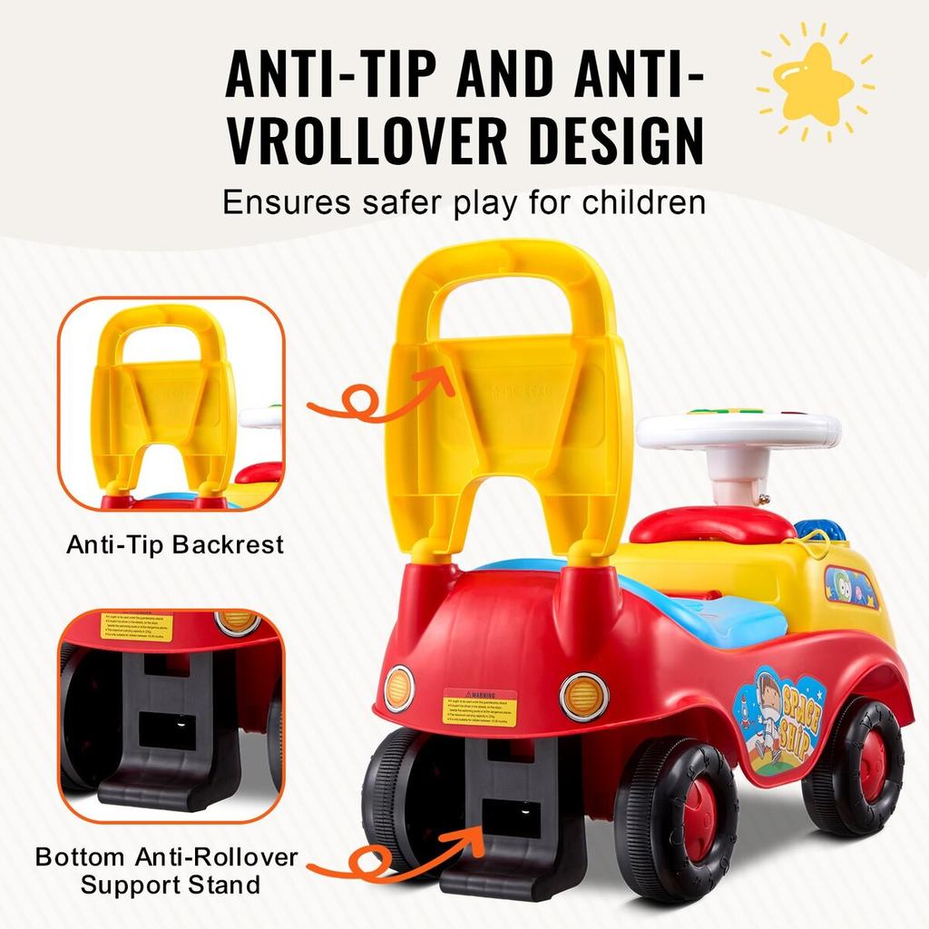 Ride On Car Boys Girls Push Along Toy Car Stroller for Toddler 1-3 Years