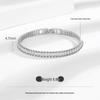Korean Trendy Crystal Square Couple Bracelet - Versatile Women's Hand Jewelry