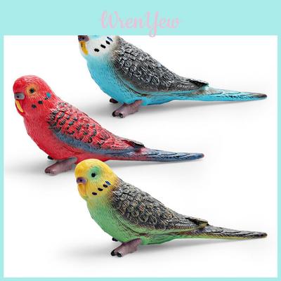 Pájaro de Fauna Silvestre Simulación Modelo de PVC Loro Juguete Para Niños Juego Educativo