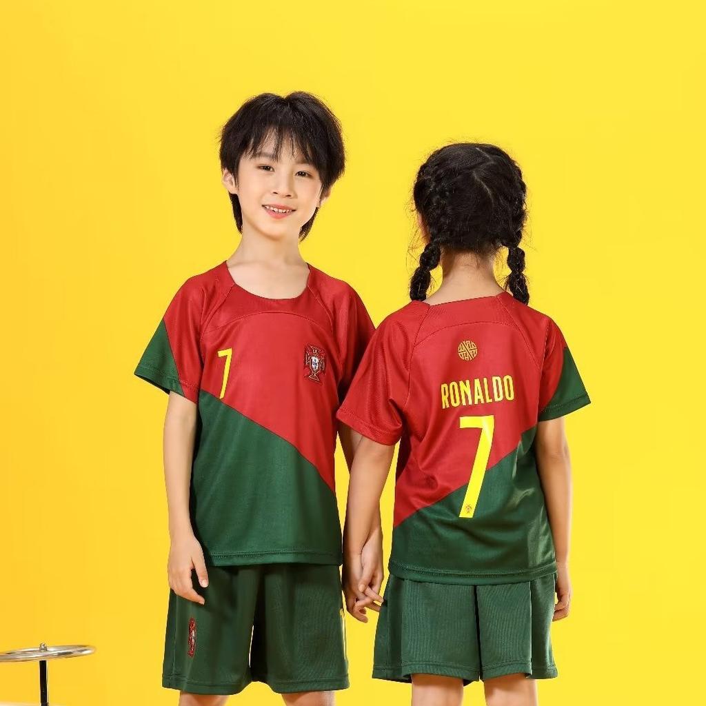 22-23 Portugal Home Team No. 7 National Team Football Jersey Set Men'S Jersey Jersey Children'S Clothing 14-2Xl