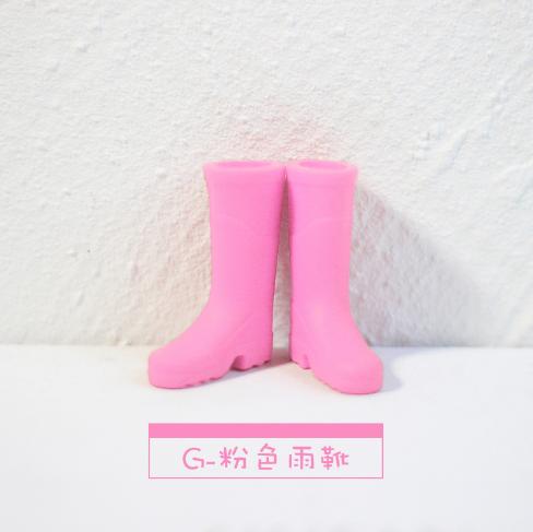 1/6 1/12 Doll House Simulation Miniature Mini Long Rain Shoes Boots Model Decor