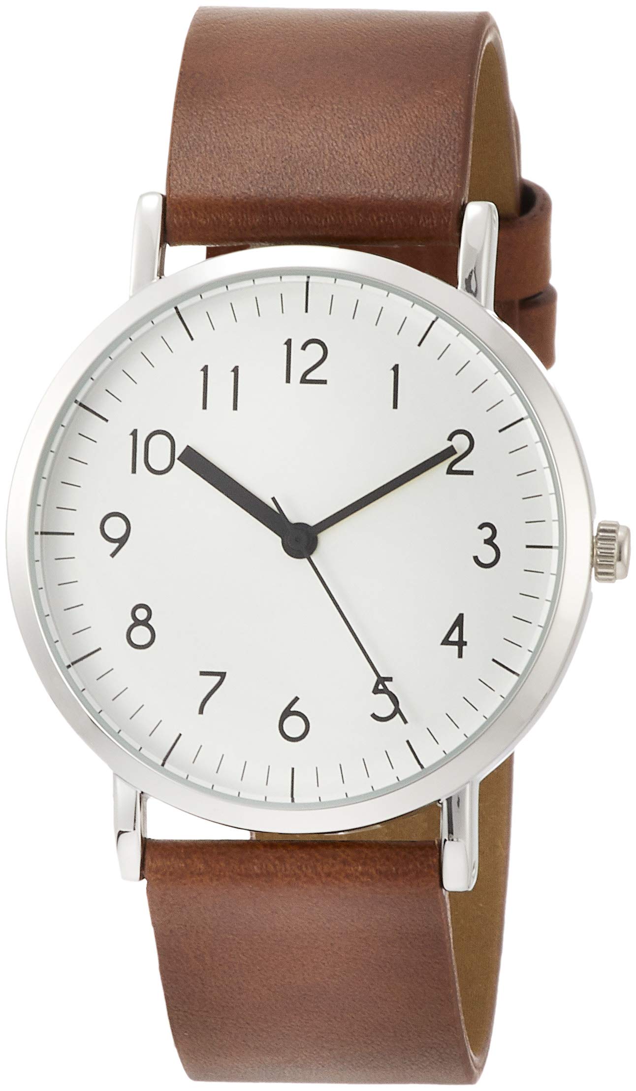 

[Полевые работы] Часы Fieldwork Аналоговые Fred Кожаный ремешок 4 года срока службы FSC132-3 Коричневый