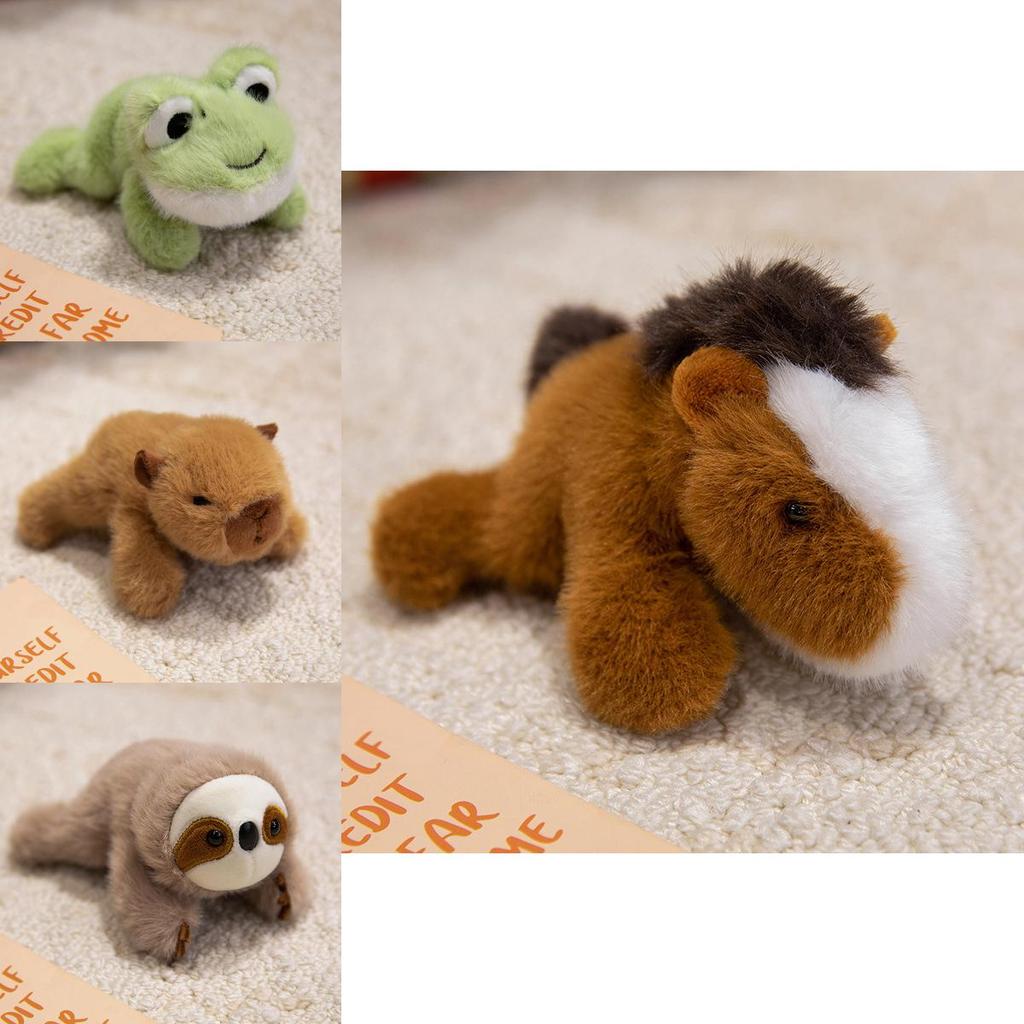 Schattige Paard Kikker Luiaard Capybara Hond Magnetische Pluche Pop Voor Kinderen