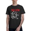 Skid Row Band T-Shirt Short Sleeve Fashion Cotton Workout Sports Summer Shirts