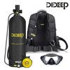 DIDEEP X7000 4L Diving Snorkel & Oxygen Cylinder Set
