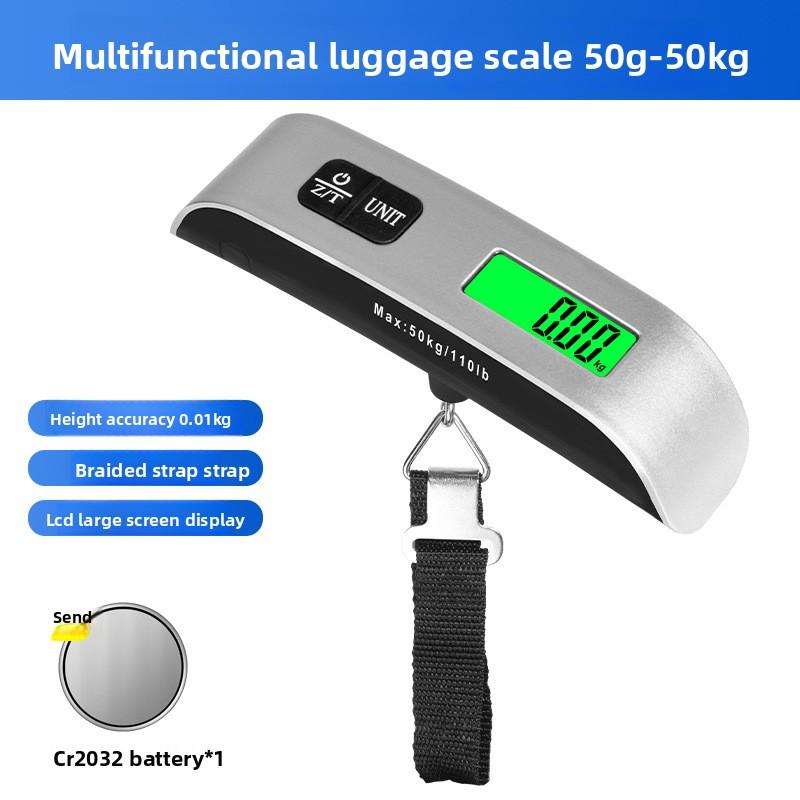 50KG Mini Hanging Scale Portable Luggage Scale, Hook Style, Digital Travel Scale for Bags and Packages