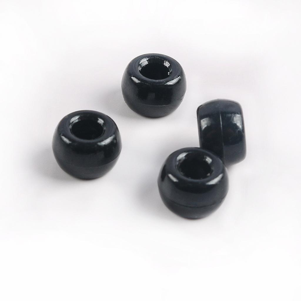 Acrylic Pony Beads Large Hole Beads Dreadlocks Solid Color Bucket Beads Diy Mobile Phone Chain Necklace Loose Beads Jewelry Accessories