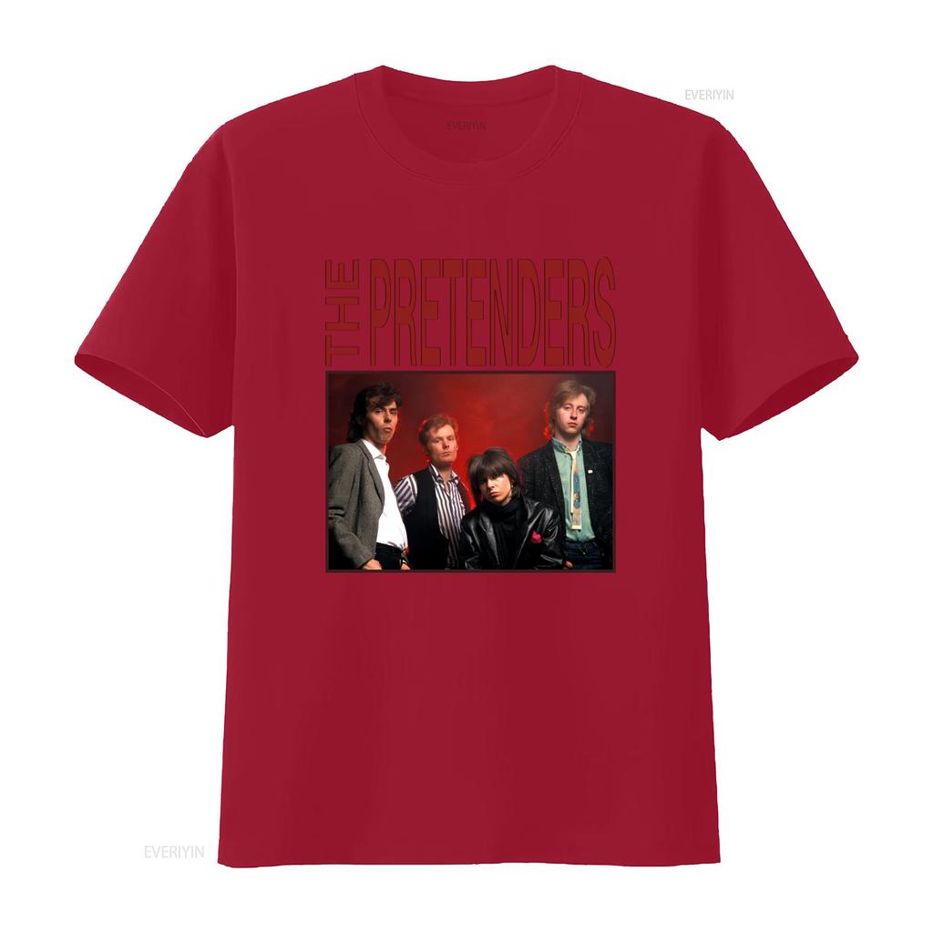 The Pretenders Rock Band T Shirt Heavy Cotton Musician Inspired Best Seller Vintage Washed Designer Clothes Streetwear
