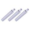 METALLIXITY Damper Buffer Push 60mm X 9.2mm 3pcs Plastic Cupboard Push Latch Soft Close Silent Door Drawer Home Decoration Gray