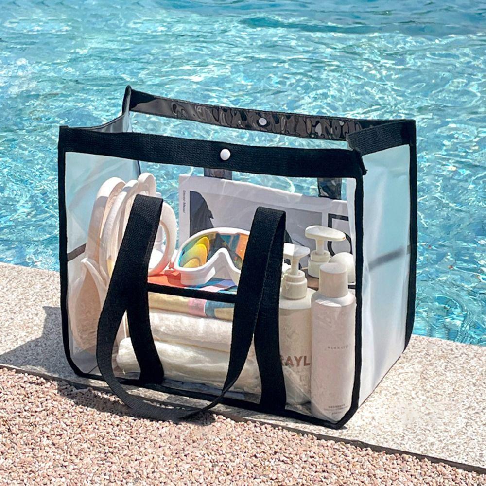 Waterproof Swimming Beach Bag Transparent Toiletry Bag New Travel Clothing Storage Bag