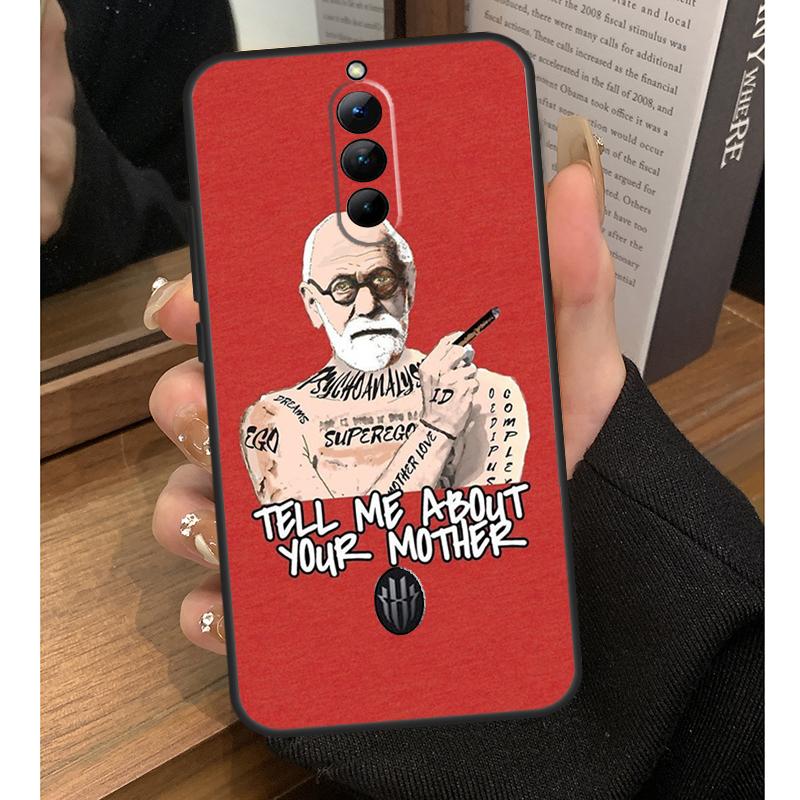 Sigmund Freud Case For Nubia Red Magic 10 9 8 Pro Plus 6 7 6S 7S Pro 6R 5G RedMagic 8S 9S Pro Plus Coque