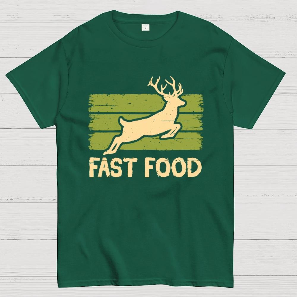 Really Fast Food Cotton Summer Casual Cool Loose T-Shirt