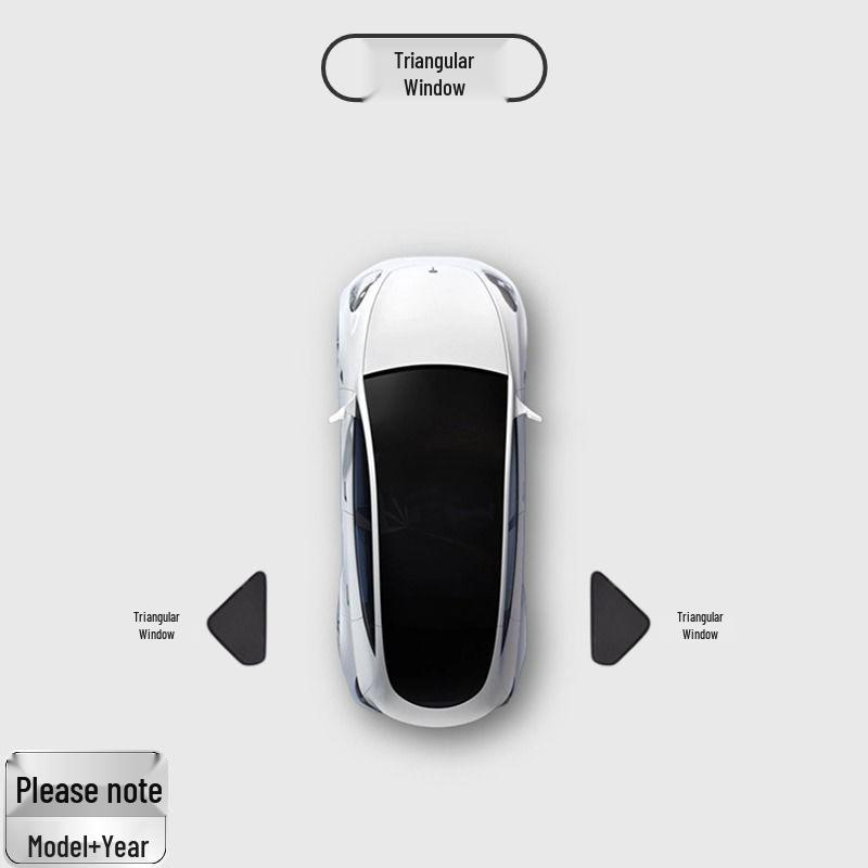 Tesla ModelY Camping Privacy Sunshade Curtains for Side Windows - Blackout & Insulation