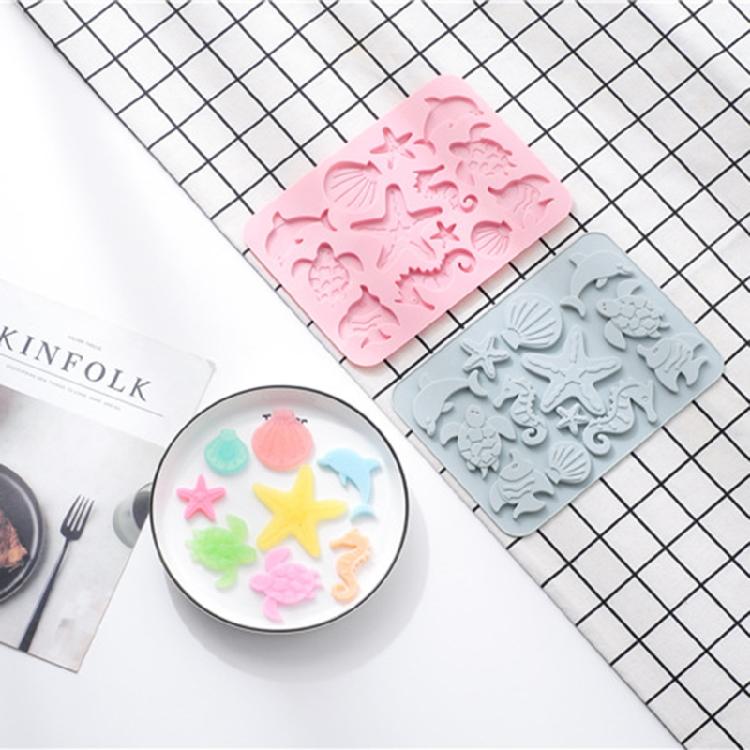 Silicone for Shell Fish Sea for Turtle Shape Biscuit Mould Baking Fondant Chocol