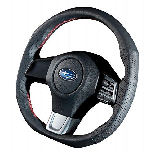 

DAMD Subaru Steering Wheel SS360-RX Black Leather with Red Stitching [SS360RX1]