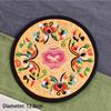 2Pcs/Pack Durable Cloth Embroidery Table Mats Cup Pad Chinese Style Anti-Hot Coaster Kitchen Accessories Home Decoration